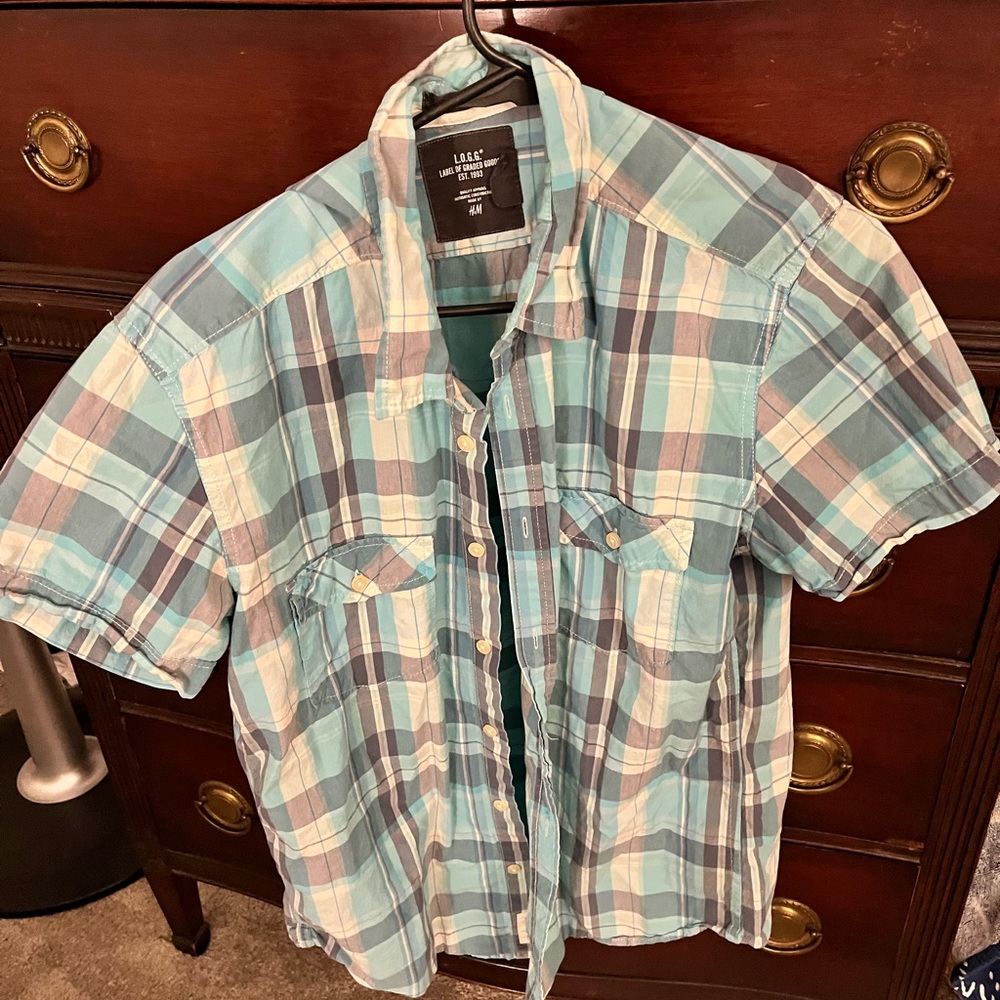 H&M short sleeve button up